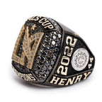 Los Angeles Football Club 2022 MLS Championship 10k Yellow &amp; White Gold Diamond Ring, Size 12 w/ Box