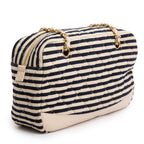 Beige &amp; Black Quilted Jersey Coco Sailor Camera Bag w/ Authenticity Card