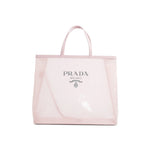 Pink Sequin Mesh Large Tote Bag w/ Pouch &amp; Authenticity Card