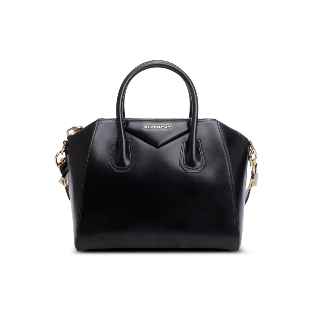 Black Box Leather Small Antigona Satchel