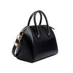 Black Box Leather Small Antigona Satchel