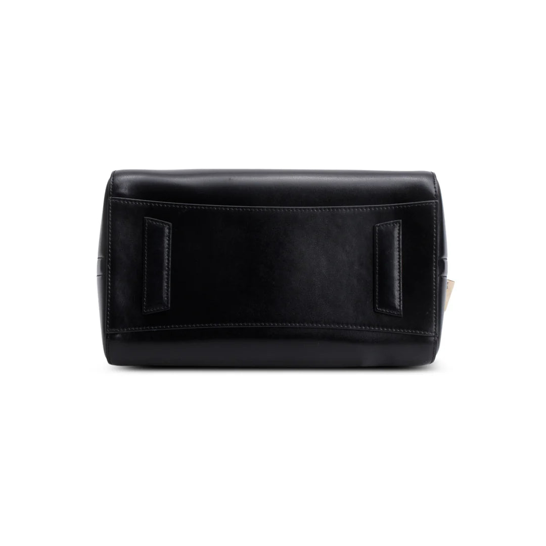 Black Box Leather Small Antigona Satchel