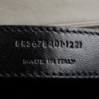 2021 Grey Calfskin Y Quilted Monogram Toy Loulou Crossbody Bag