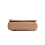 Brown Lambskin Quilted Small Lola Bag