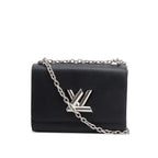 Black Epi Leather Twist MM