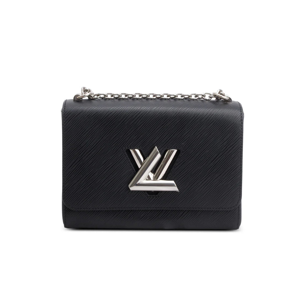 Black Epi Leather Twist MM