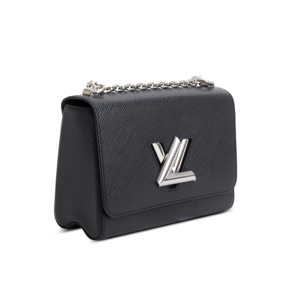 Black Epi Leather Twist MM