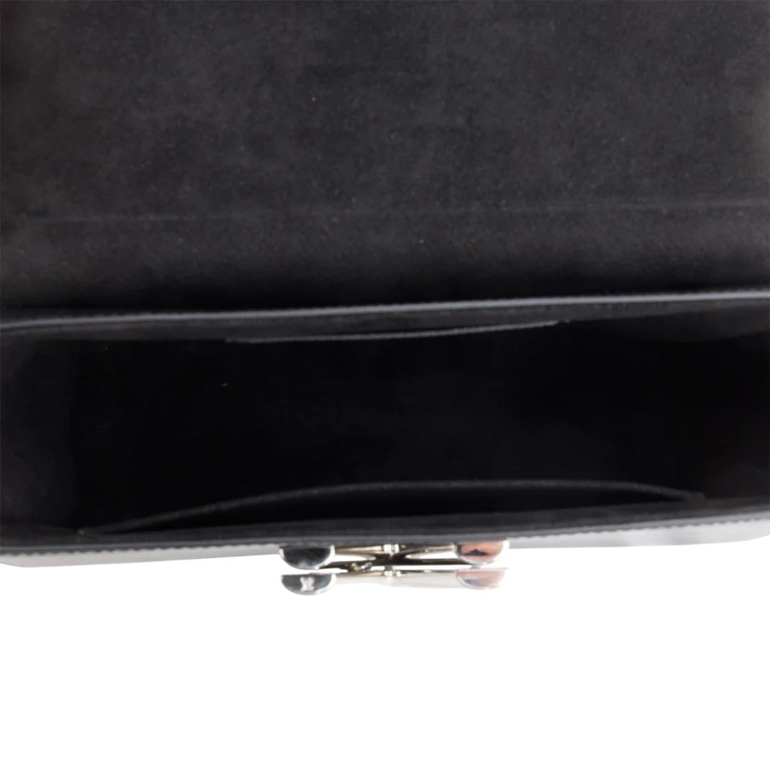 Black Epi Leather Twist MM