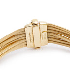 18k Yellow Gold &amp; White Gold Diamond Goa Seven-Strand Coil Bracelet