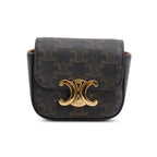 2022 Triomphe Canvas Calfskin Mini Claude w/ Strap