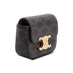 2022 Triomphe Canvas Calfskin Mini Claude w/ Strap