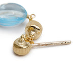 18k Yellow Gold Citrine &amp; Topaz Drop Earrings