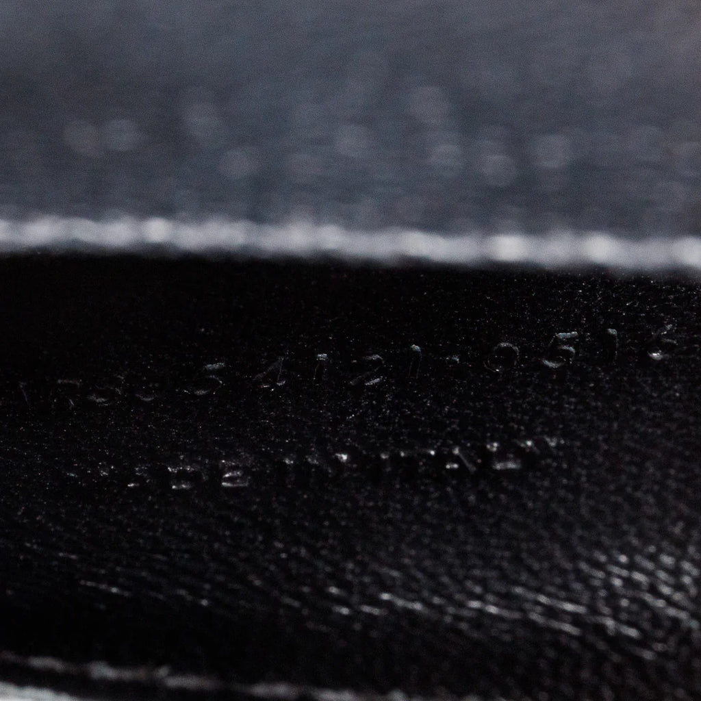 Black Grain De Poudre Leather Mini Monogram Kate Bag