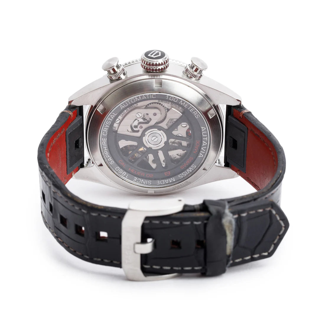 2022 Stainless Steel Autavia Flyback Chronometer 42 MM Automatic Chronograph Watch Silver Dial CBE511B w/ Box &amp; Papers