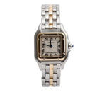 Stainless Steel &amp; 18k Yellow Gold Panthere de Watch, Small Model 1669