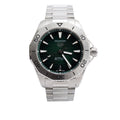 Stainless Steel Aquaracer Professional 200 Date 40 MM Automatic Watch Green Dial WBP2115 w/ Box &amp; Papers