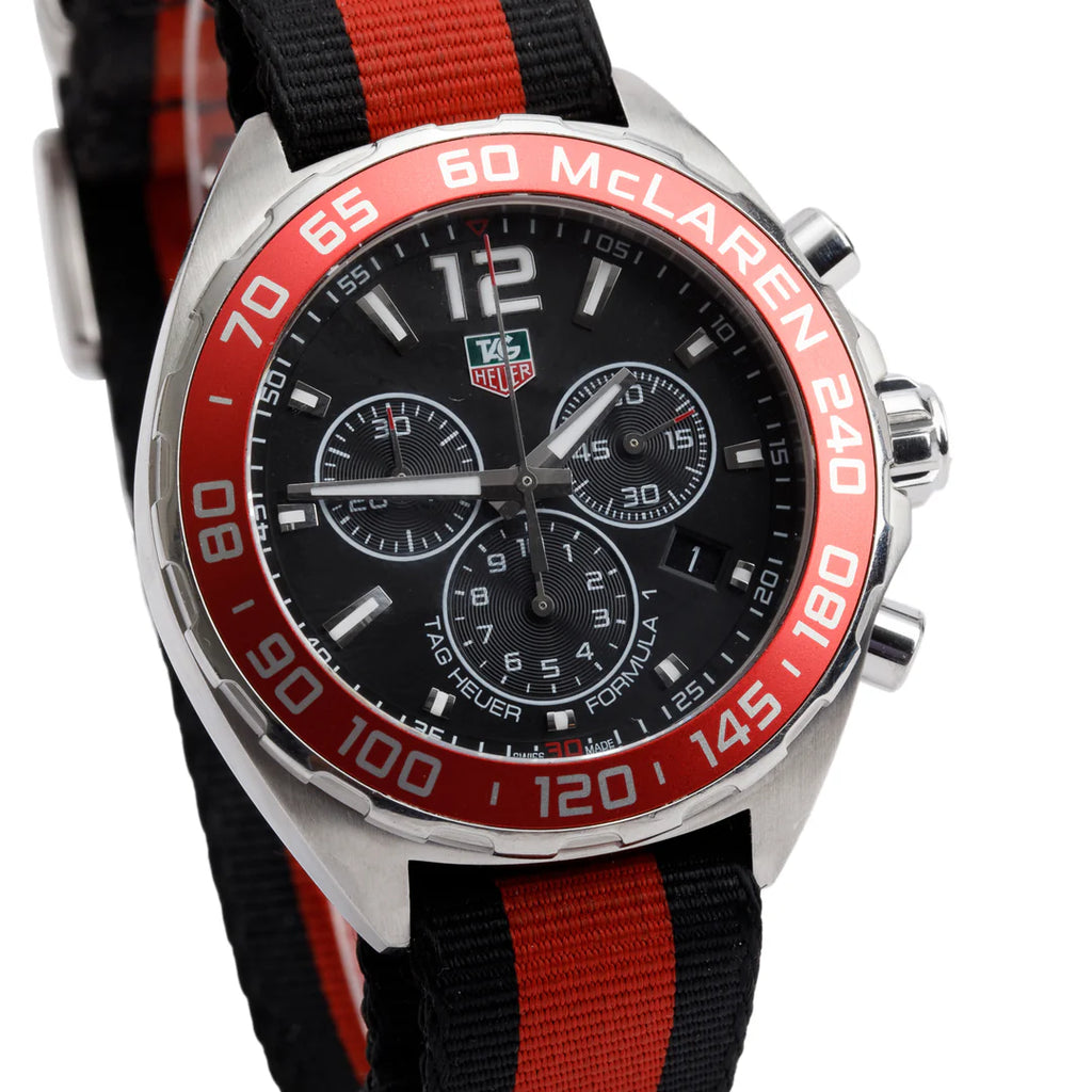 Limited Editiion Stainless Steel Formula 1 42 MM Chronograph Quartz Watch CAZ1112 w/ Box