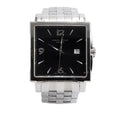 Stainless Steel Jazzmaster Classic Square Automatic Watch H324150 Black Dial