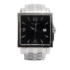 Stainless Steel Jazzmaster Classic Square Automatic Watch H324150 Black Dial
