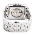 Stainless Steel Jazzmaster Classic Square Automatic Watch H324150 Black Dial