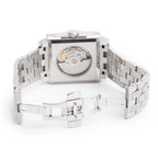 Stainless Steel Jazzmaster Classic Square Automatic Watch H324150 Black Dial