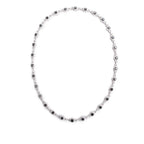 Platinum 32.83 tcw. Black &amp; White Diamond Kilani Necklace