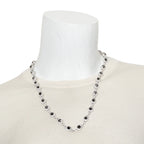 Platinum 32.83 tcw. Black &amp; White Diamond Kilani Necklace