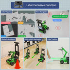 JetAuto Pro ROS1 ROS2 Robot Car with Vision Robotic Arm Powered by Jetson Nano Support SLAM Mapping/ Navigation/ Python (Ultimate kit with Jetson Nano 4GB）