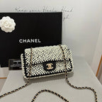 Chanel 19s mini pearl rectangular flap Coeur Cult Core