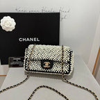 Chanel 19s mini pearl rectangular flap Coeur Cult Core