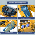 Hiwonder Tankbot Track Robot Car Loaded with Robotic Arm for STM32 Programming