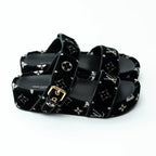 Louis Vuitton Monogram Corduroy Sandals Size 36 Coeur Cult Core