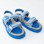 Dior Blue Dioract Tweed Sandal Size 38 Coeur Cult Core
