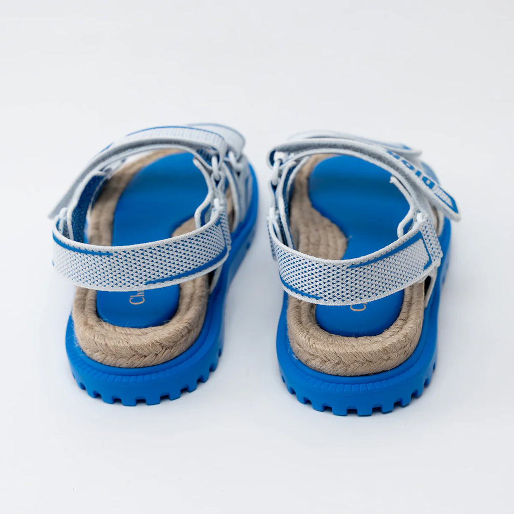Dior Blue Dioract Tweed Sandal Size 38 Coeur Cult Core