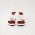 Louis Vuitton White Multicolour Monogram Coated Canvas Sandals Size 36.5 Coeur Cult Core