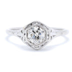 Antique Art Deco Diamond Solitaire Ring