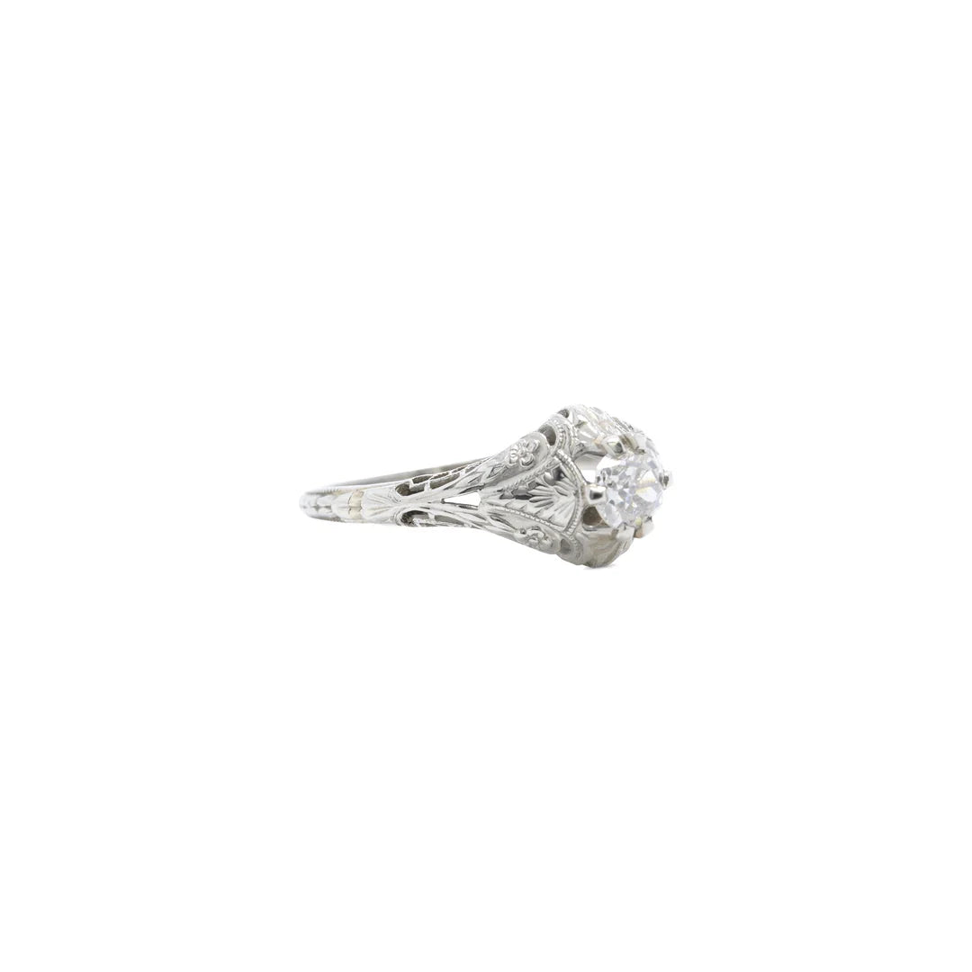 Antique Art Deco Solitaire Diamond Ring