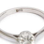 Antique Platinum Solitaire 1.05 ct. Diamond Engagement Ring, Size 8.25