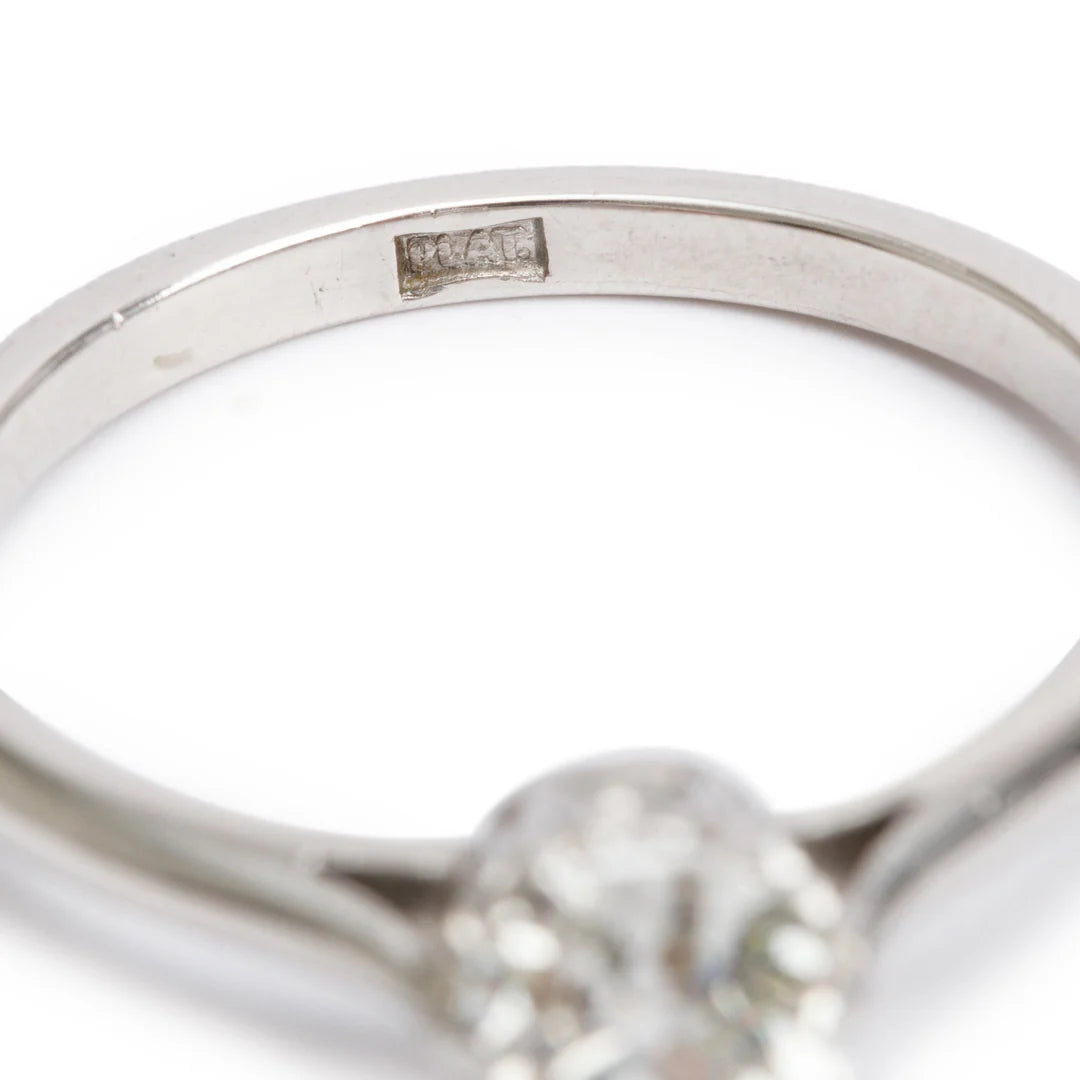 Antique Platinum Solitaire 1.05 ct. Diamond Engagement Ring, Size 8.25