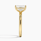 Sydney Perfect Fit Hidden Halo 2mm Diamond Ring in 18K Yellow Gold