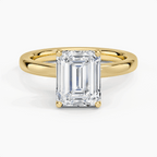Sydney Perfect Fit Hidden Halo 2mm Diamond Ring in 18K Yellow Gold