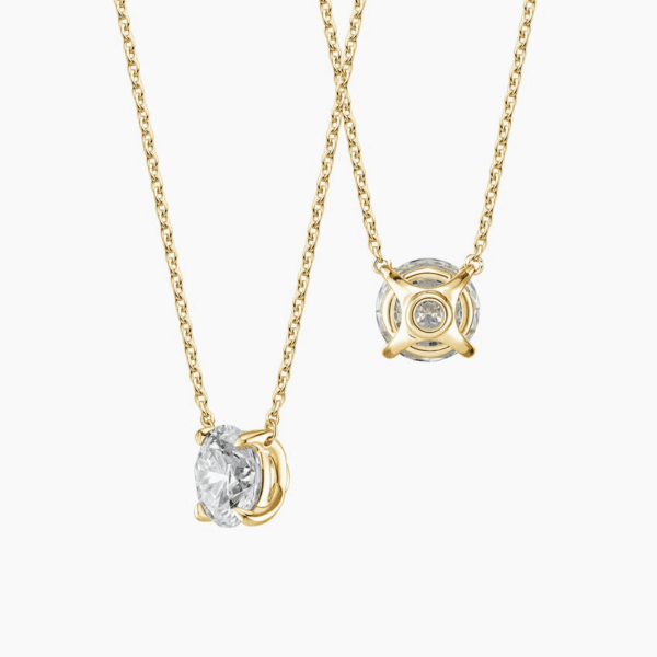Perfect Solitaire Diamond Pendant (1 1/2 ct. tw.) in 18K Yellow Gold
