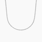Three-Prong Lab Diamond Tennis Necklace (3 ct. tw.) in 14K White Gold