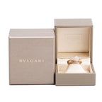 BVLGARI 18k Rose Gold Pave Diamond Serpenti Viper Ring, Size L w/ Box Coeur Cult Core