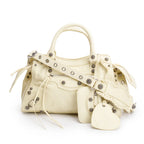Yellow Arena Leather Small Neo Le Cagole Classic City Bag