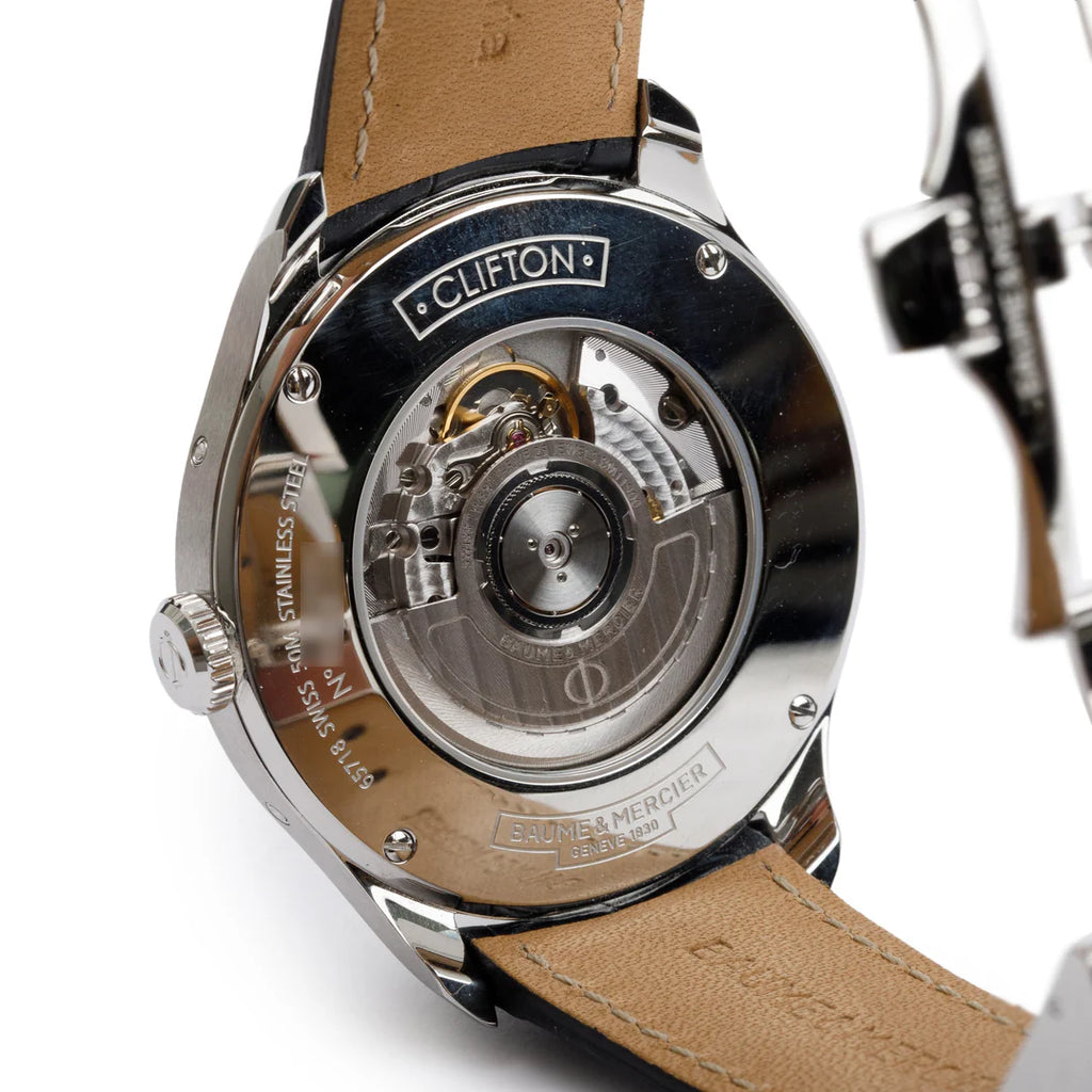 Stainless Steel Clifton 43 MM Moonphase Automatic Watch w/ Box &amp; Papers