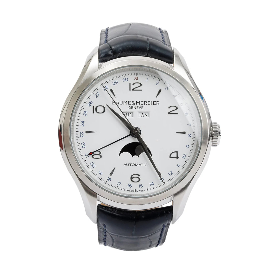 Stainless Steel Clifton 43 MM Moonphase Automatic Watch w/ Box &amp; Papers