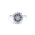 Blue Sapphire and Diamond Cocktail Ring