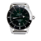 Stainless Steel Superocean Heritage B20 46 MM Automatic Watch Green Dial AB2020 w/ Box, Papers
