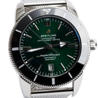 Stainless Steel Superocean Heritage B20 46 MM Automatic Watch Green Dial AB2020 w/ Box, Papers